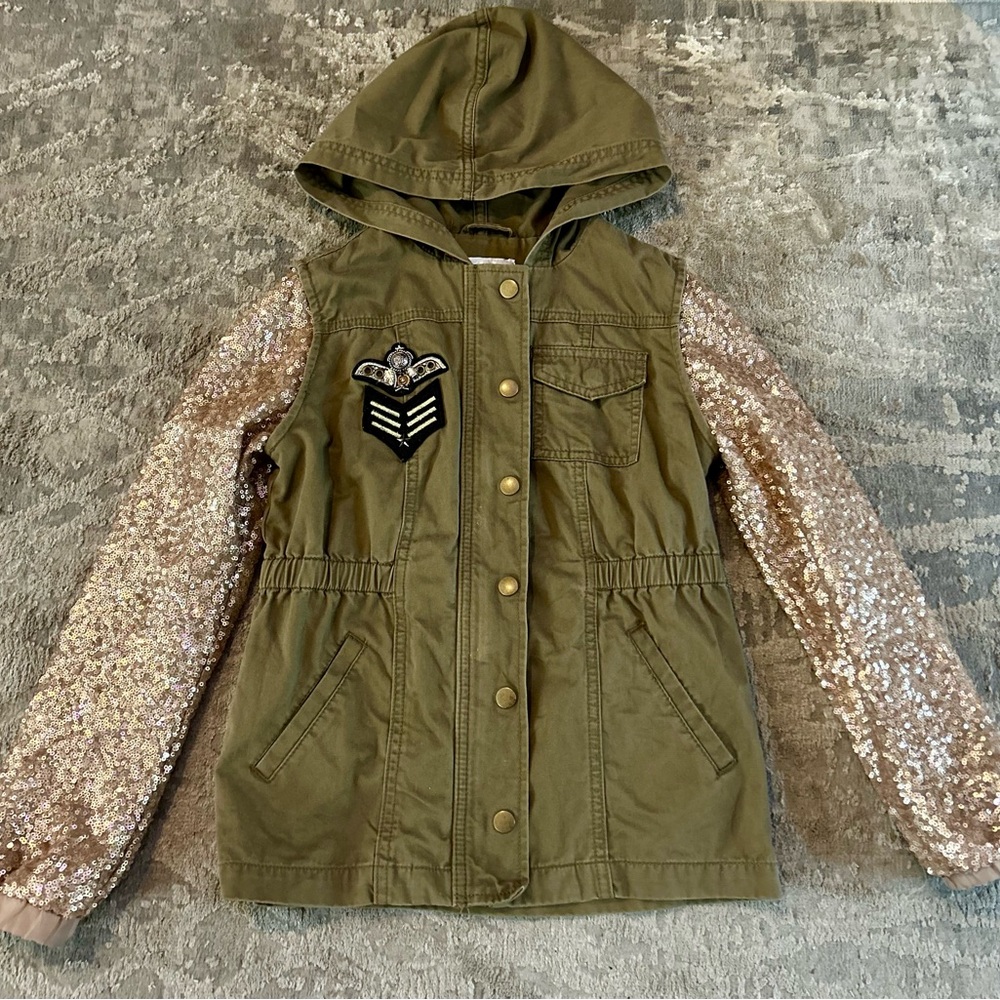 Annie Collection by Renee Ehrlich Kalfus for Target Girls Gold Denim Jacket